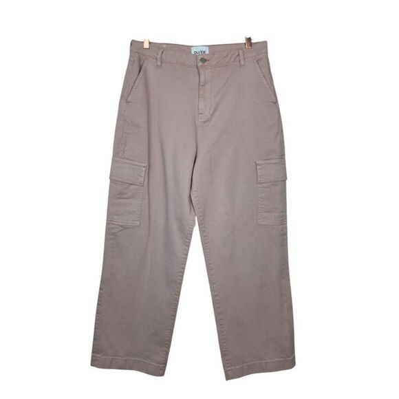 Duer Women's Lux Twill Wide Leg Cargo Pants - Picture 2 of 11